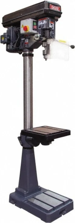 Floor Drill Press: 18" Swing, 2 hp, 110 V, 1 Phase
