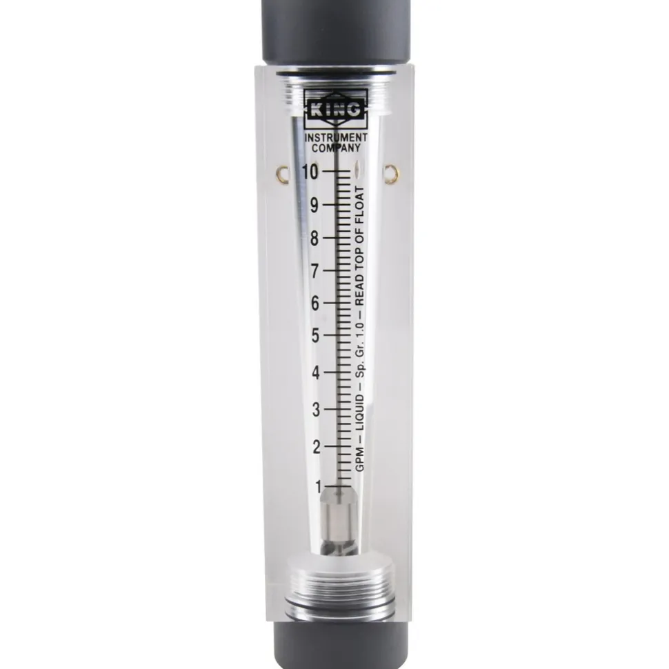 1" FNPT Port Block Style, Inline Flowmeter
