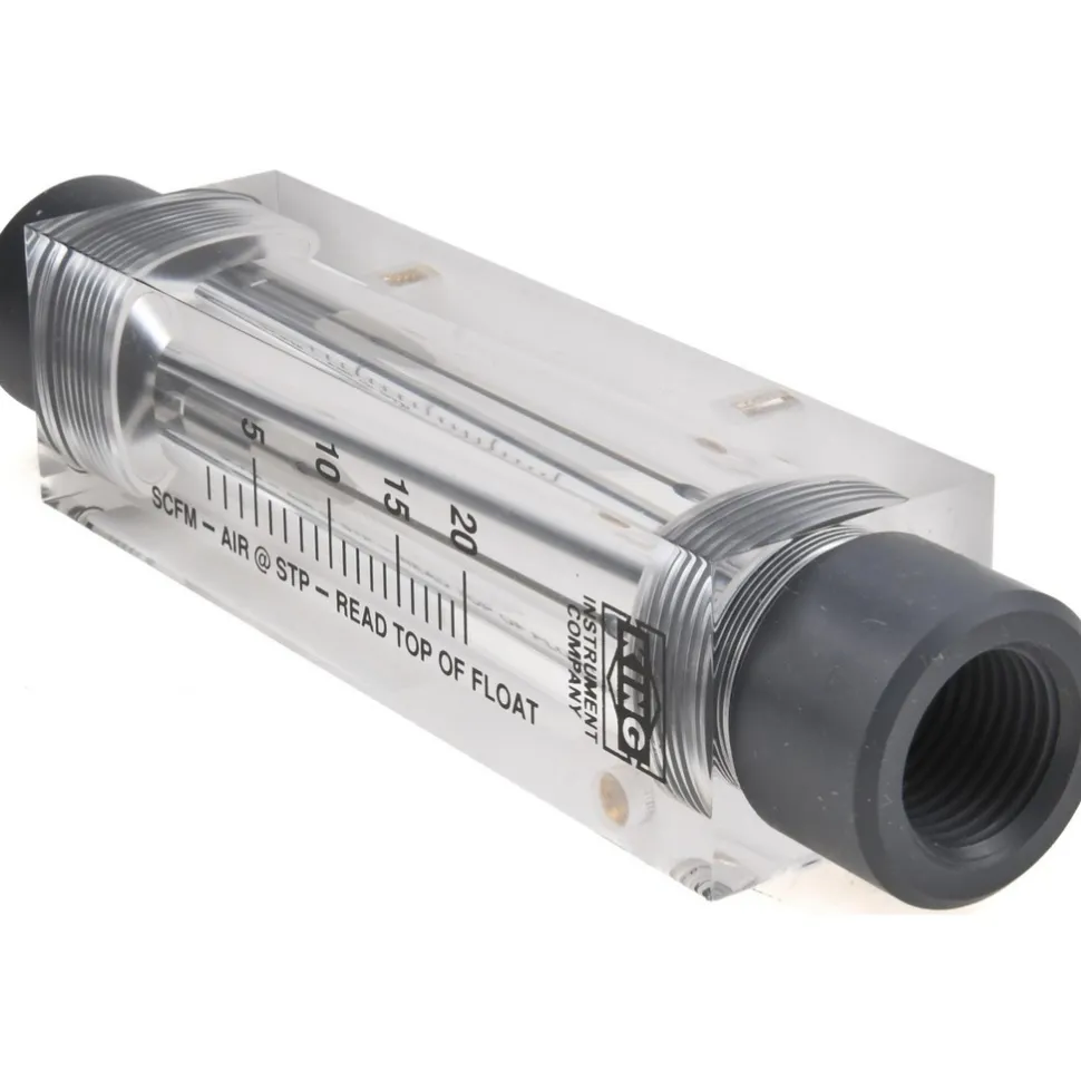 1/2" FNPT Port Block Style, Inline Flowmeter