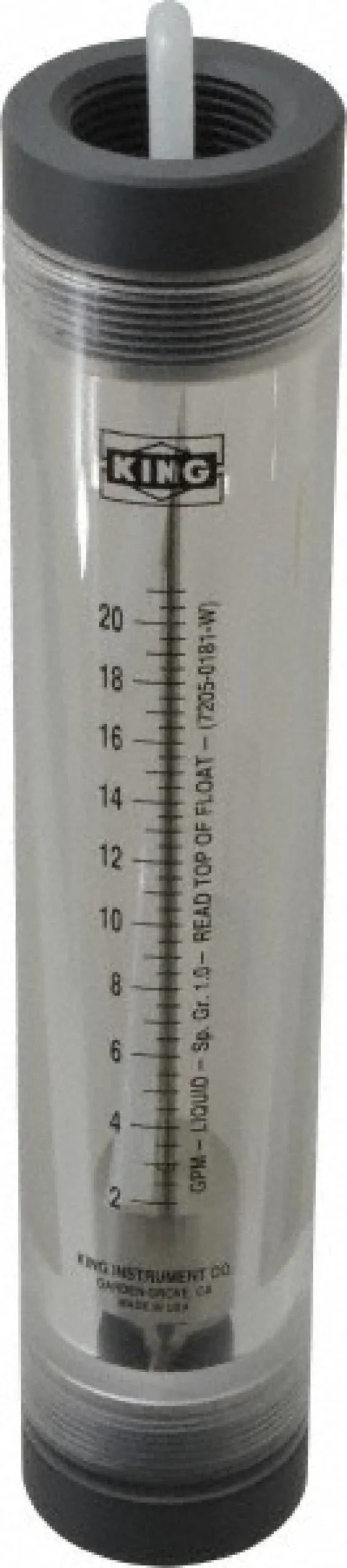 1" FNPT Port Tube Flowmeter