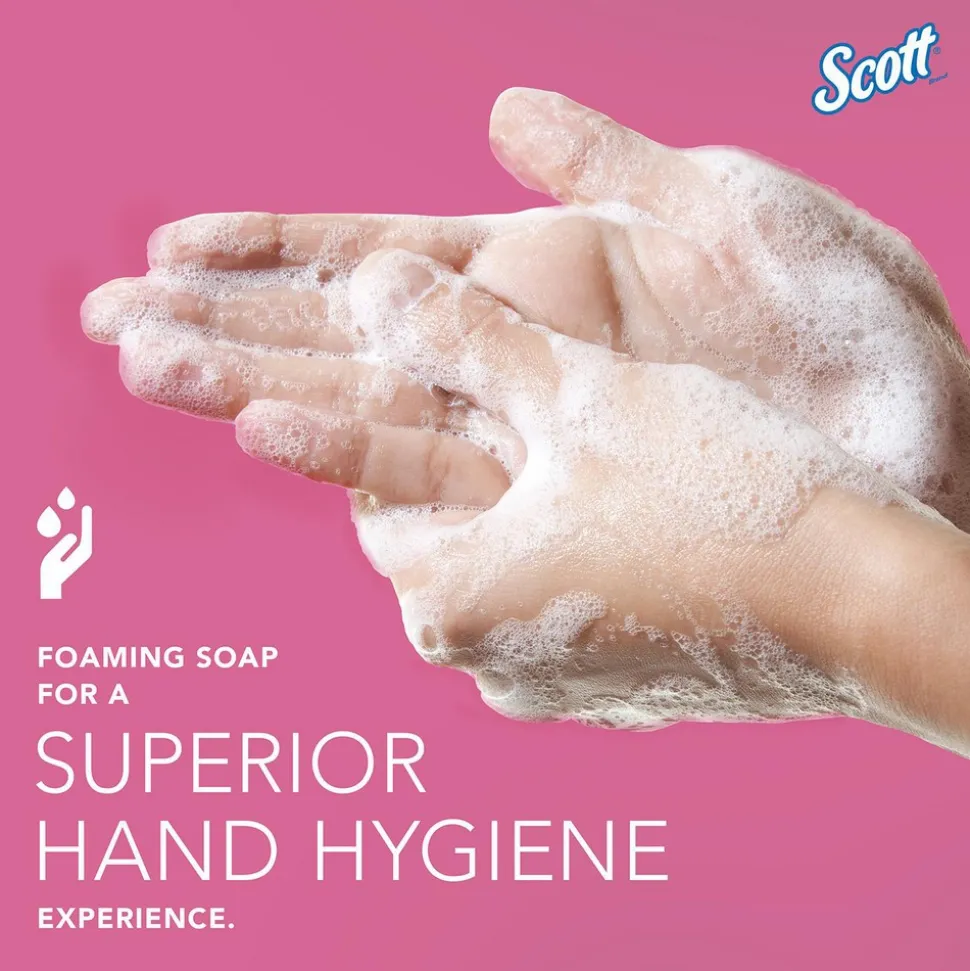 Foam Hand Soap with Moisturizers, 1.2 L Pink, Floral Scent