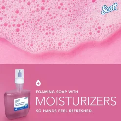 Foam Hand Soap with Moisturizers, 1.2 L Pink, Floral Scent