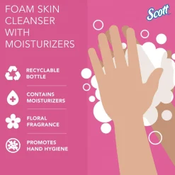 Foam Hand Soap with Moisturizers, 1.2 L Pink, Floral Scent