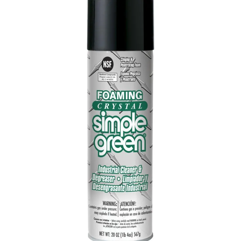 Foaming Crystal Industrial Cleaner & Degreaser, 20 oz Aerosol