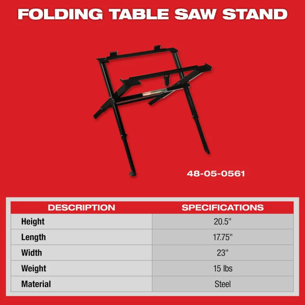 Folding Table Saw Stand