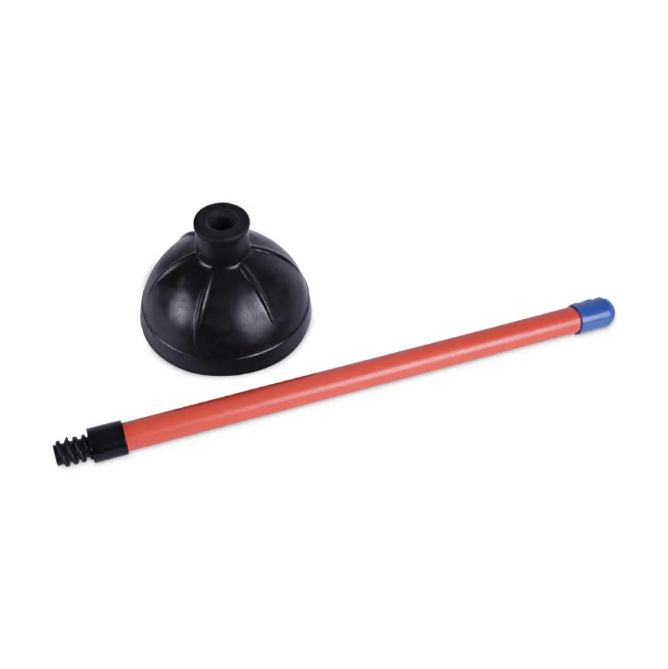 Force Cups & Plungers: Cup Diameter: 5-5/8; Handle Length: 18 in, 18