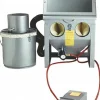 Free-Standing Sandblasting Cabinet: 20" Wide, 18" Deep, 18" High, 16 CFM @ 80 psi