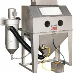 Free-Standing Sandblasting Cabinet: 42" Wide, 24" Deep, 24" High, 25 CFM @ 80 psi, Pressure
