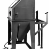 Free-Standing Sandblasting Cabinet: 42" Wide, 24" Deep, 23" High, 12 CFM @ 80 psi, Suction