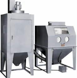 Free-Standing Sandblasting Cabinet: 48" Wide, 48" Deep, 36" High, Pressure