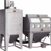 Free-Standing Sandblasting Cabinet: 60" Wide, 48" Deep, 31" High, 80 CFM @ 50 psi, Pressure