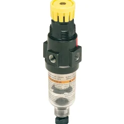 FRL Combination Unit: 1/4 NPT, Miniature, 1 Pc Filter/Regulator
