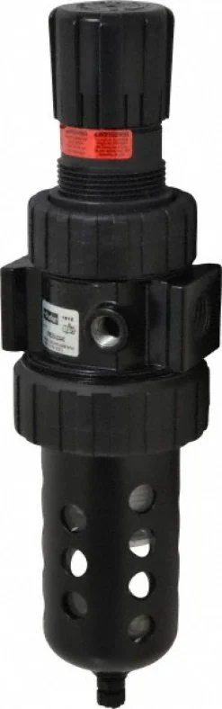 FRL Combination Unit: 1/2 NPT, Standard, 1 Pc Filter/Regulator