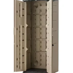 2 Ft. 6 Inches Wide x 6 Ft. High x 2 Ft. 1 Inch Deep Plastic Vertical Storage Shed