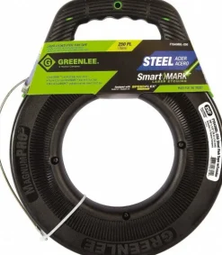 250 Ft. Long x 1/8 Inch Wide, Steel Fish Tape