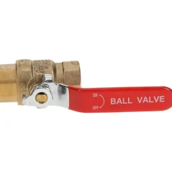 Full Port Manual Ball Valve: 1/2" Pipe, Full Port