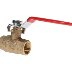 Full Port Manual Ball Valve: 3/8" Pipe, Full Port