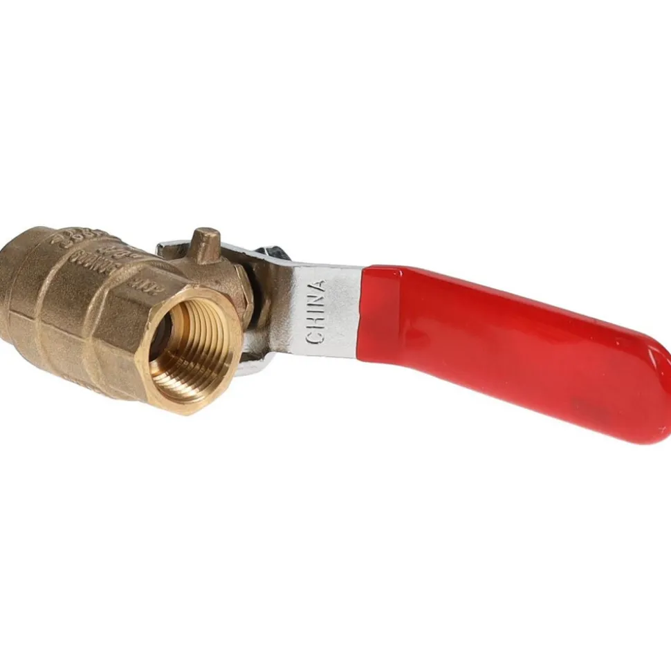 Full Port Manual Ball Valve: 3/8" Pipe, Full Port