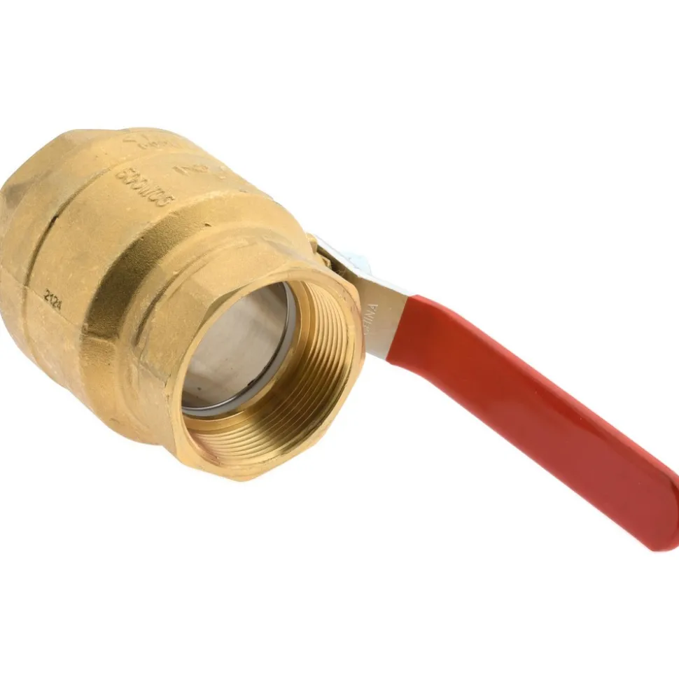 Full Port Manual Ball Valve: 2" Pipe, Full Port