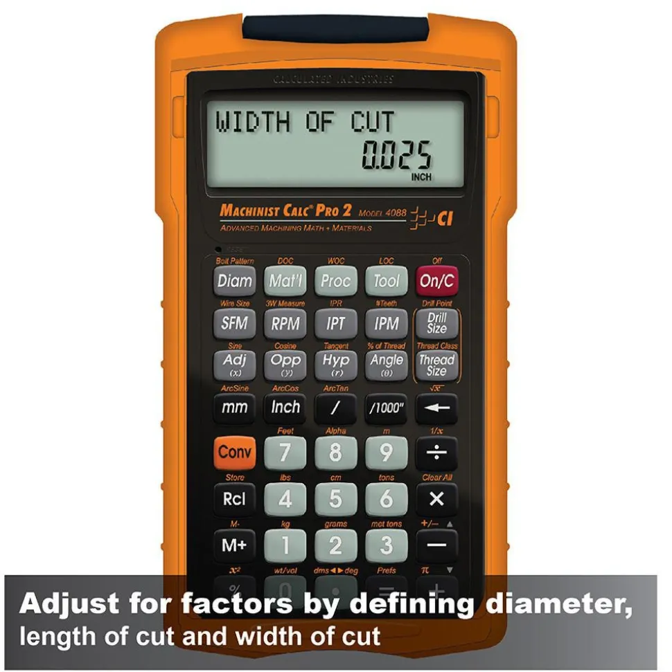 57 Function Machinist Industrial Calculator