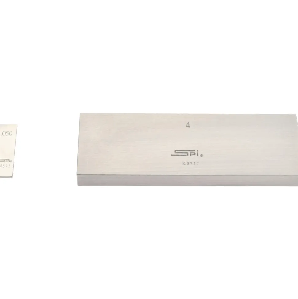 Gage Block Set: 0.05 to 4'' Range, 81 Pc, AS-1 Grade, Steel