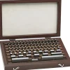 Gage Block Set: 0.05 to 4'' Range, 81 Pc, Economy Grade, Steel