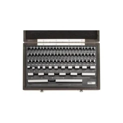 Gage Block Set: 0.05 to 4'' Range, 81 Pc, Economy Grade, Steel