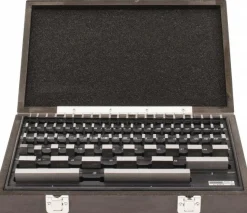 Gage Block Set: 0.05 to 4'' Range, 81 Pc, Economy Grade, Steel
