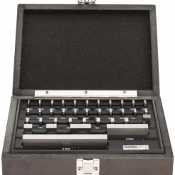 Gage Block Set: 0.05 to 4'' Range, 36 Pc, Economy Grade, Steel