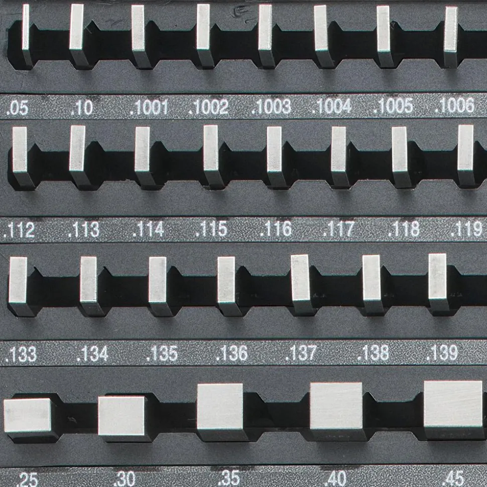 Gage Block Set: 0.101 to 4'' Range, 81 Pc, Steel