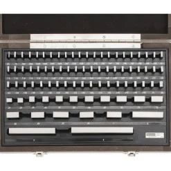 Gage Block Set: 0.101 to 4'' Range, 81 Pc, Steel