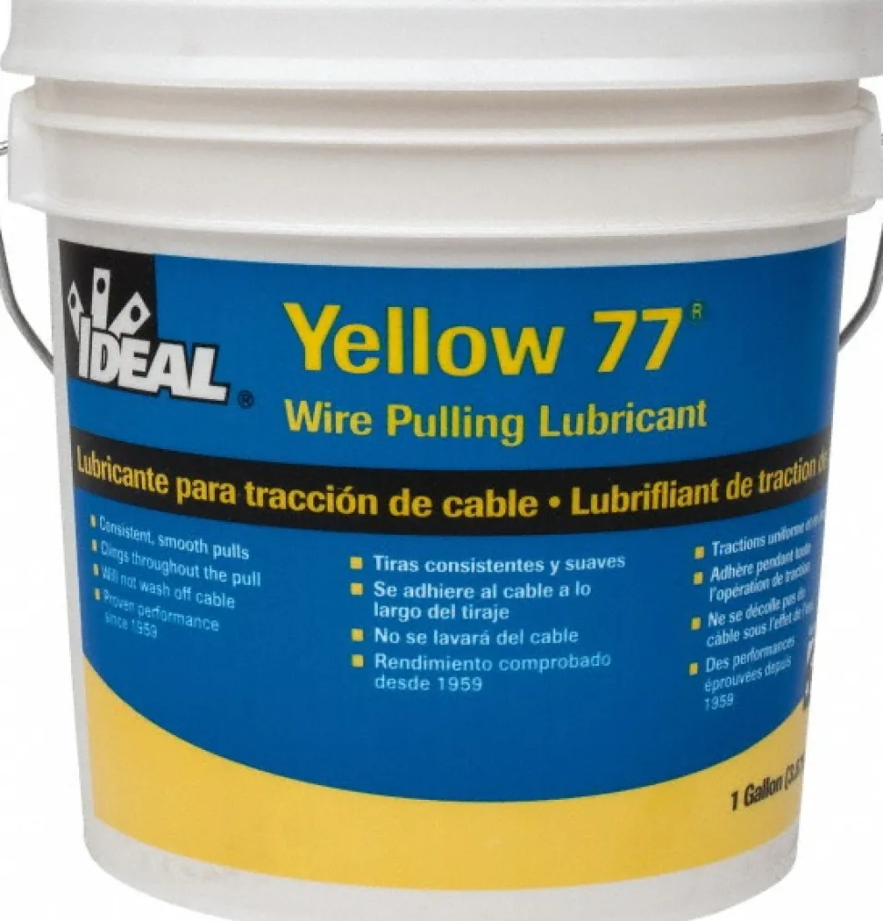 1 Gallon Pail, Yellow Wire Pulling Lubricant Wax