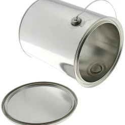 1 gal Round Tin Can with Lid