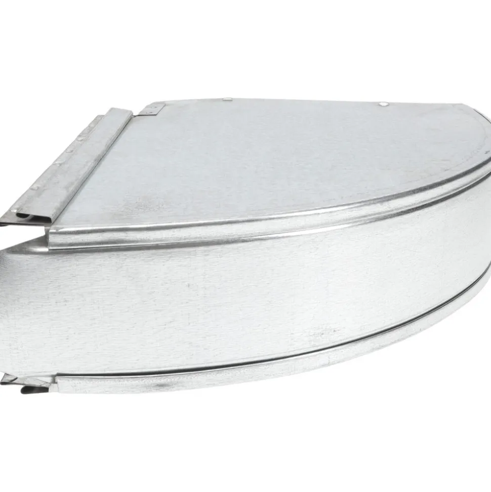 Galvanized Duct Flatway 90° Stack Elbow