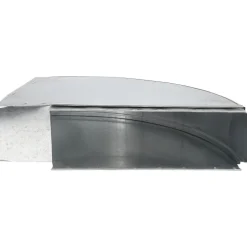 Galvanized Duct Flatway 90° Stack Elbow