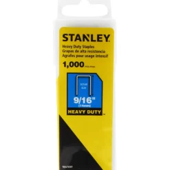 Galvanized Steel Heavy-Duty Power Crown Staple: 9/16" Leg Length