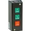 Garage Door Hardware; Type: Control Station, NEMA 1 Interior Use, Surface Mount; For Use With: Commercial Doors; Commercial Gate Openers; Material: Metal; Overall Length: 1.81; Overall Width: 2; Overall Height: 2.875; Number of Buttons: 3; Includes: NEMA 1 Interior; Painted Metallic Box & Buttons