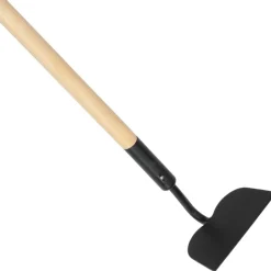 Garden Hoe: 4-1/8" High, 6-1/4" Wide, Square, Steel