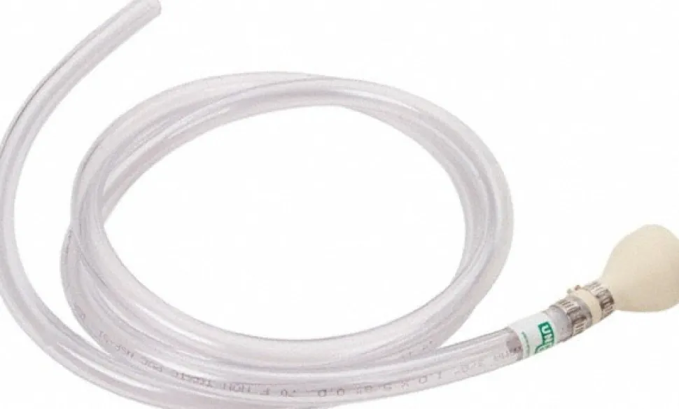 Garden Hose: 1" Dia, 6 ft, Clear, Plastic