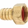 Garden Hose Fitting: Female Hose to Barb, 3/4 x 3/4", Brass