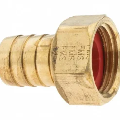Garden Hose Fitting: Female Hose to Barb, 3/4 x 3/4", Brass
