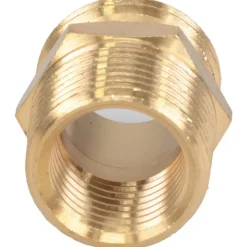 Garden Hose Fitting: 0.75" Hose, Male Hose to Male Pipe, Brass