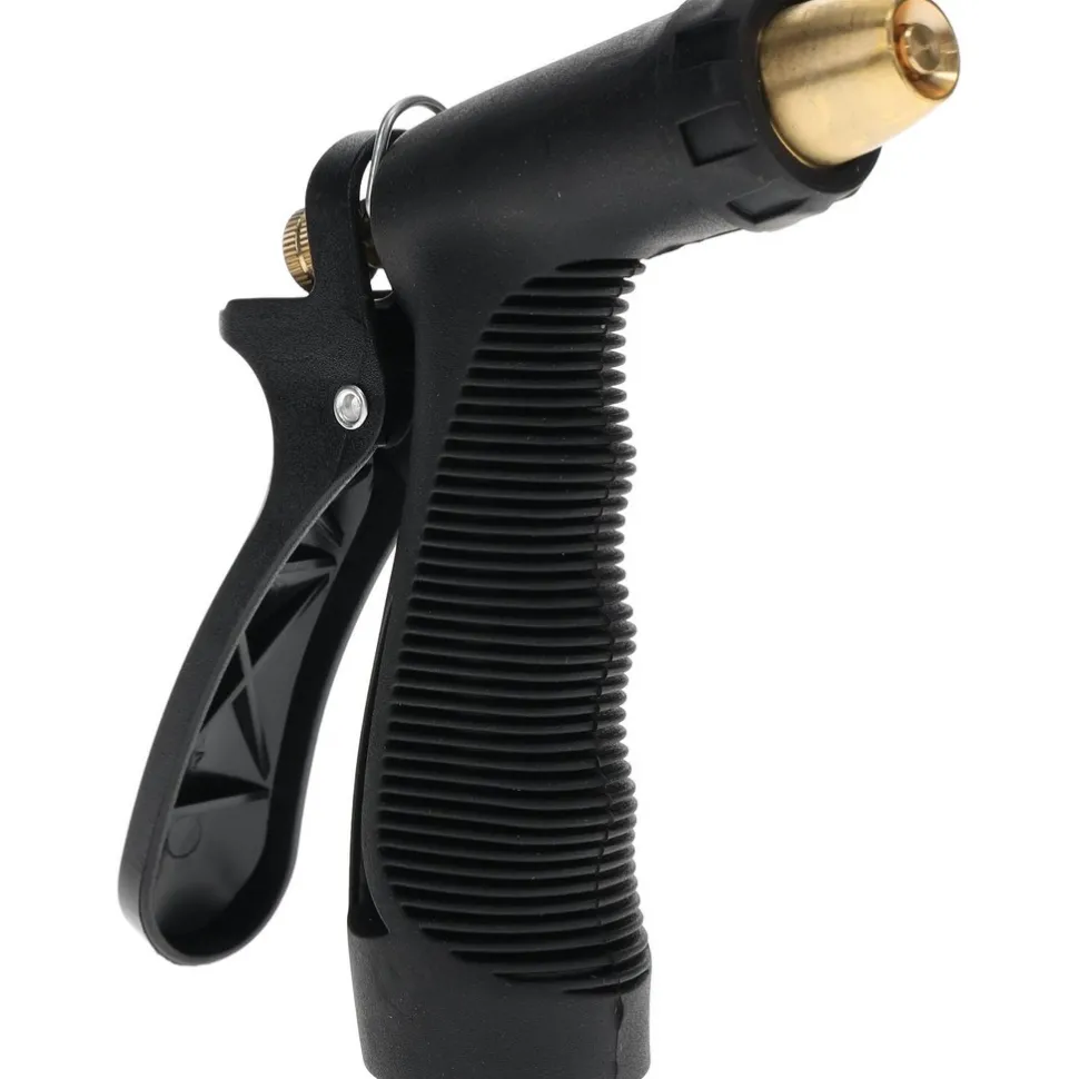 Garden Hose Pistol Nozzle: Zinc