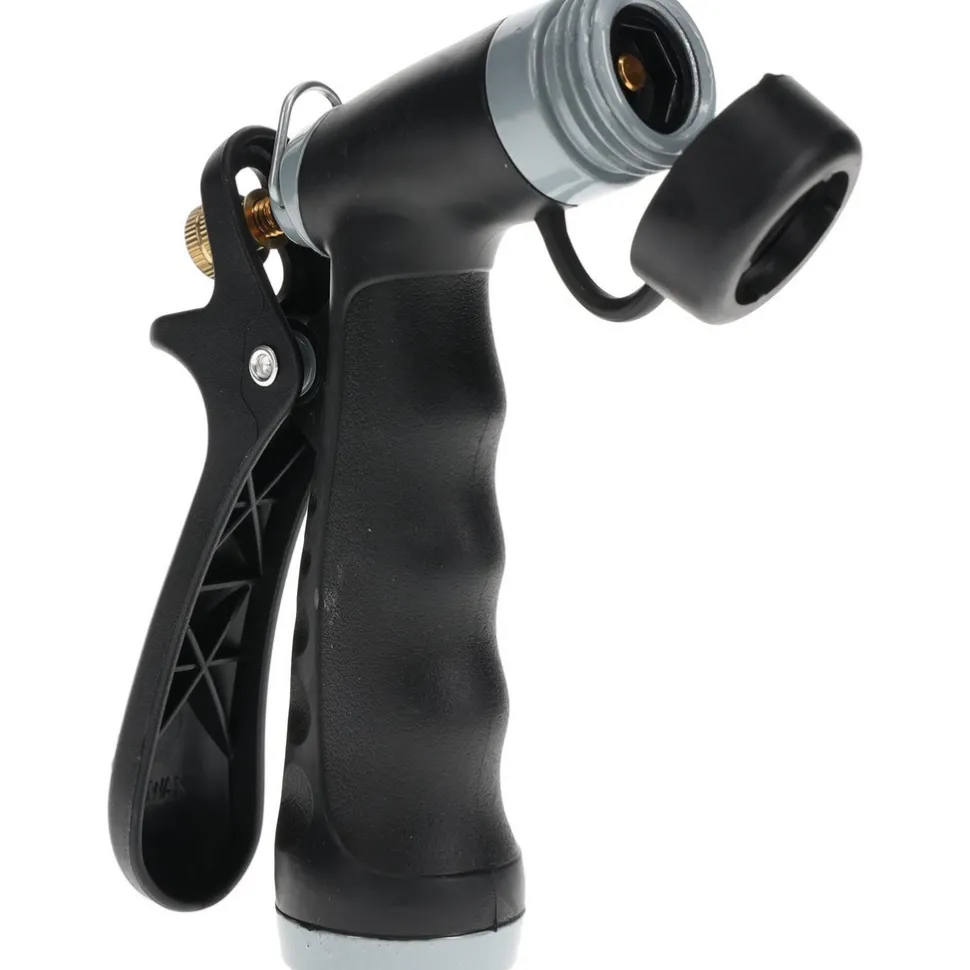 Garden Hose Pistol Nozzle: Zinc