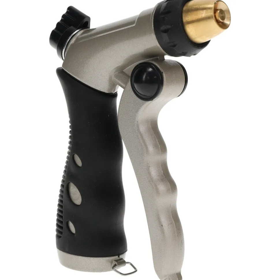 Garden Hose Pistol Nozzle: Zinc