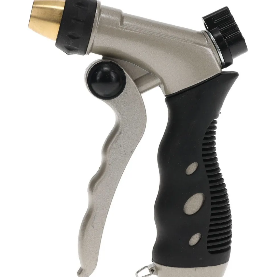 Garden Hose Pistol Nozzle: Zinc