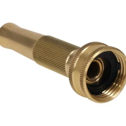 Garden Hose Twist Nozzle: Brass