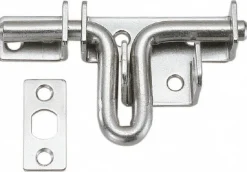 Gate Latches; Finish/Coating: Polished; Stainless; Overall Length: 1.811 in; Overall Width: 3.346 in; Overall Height: 1.4170 in; Hole Dia: 15/64; PSC Code: 5340; Set Screw Size: 3/16 x 1-3/16; Base Length: 53/64; Secondary Lock: No; Width (Inch): 3.346 in; Width (Decimal Inch): 3.3460