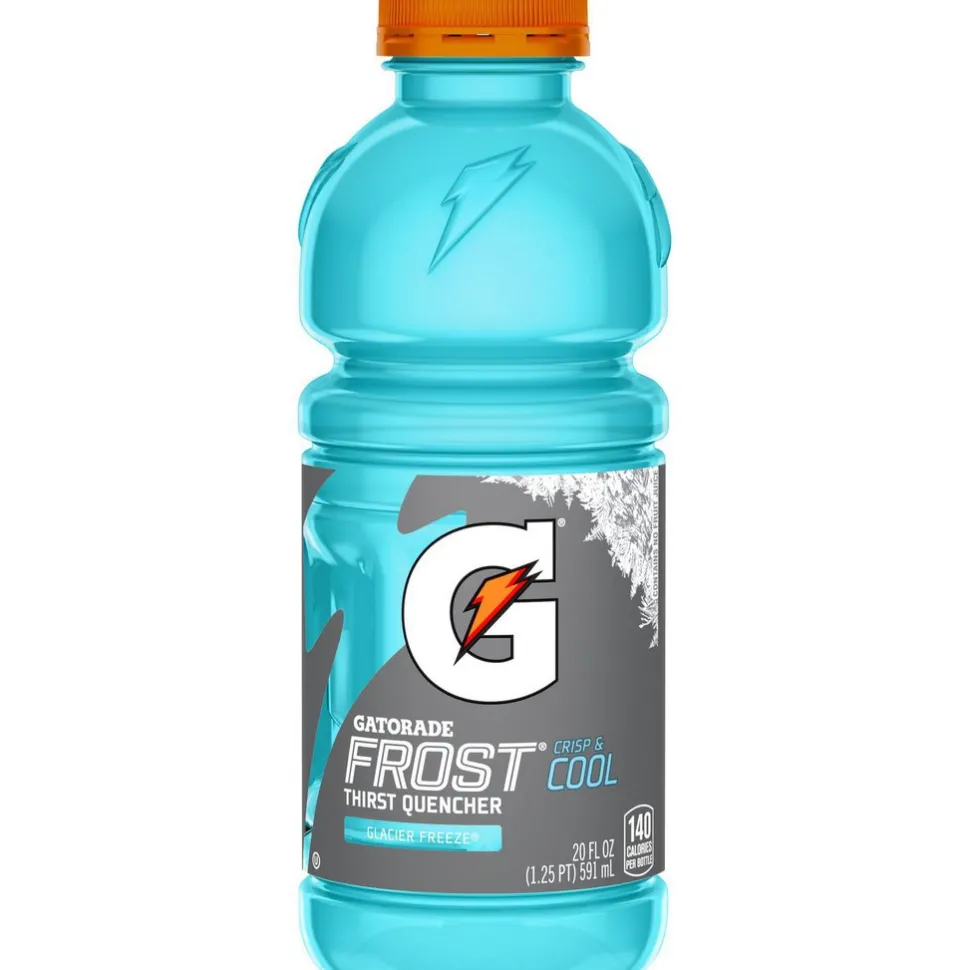 Gatorade Sports Drink: 20 oz Bottle, Glacier Freeze, Ready-to-Drink