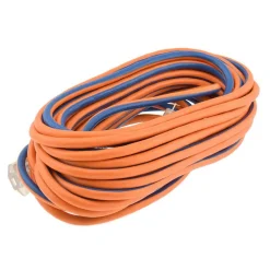 50', 14/3 Gauge/Conductors, Orange/Blue Outdoor Extension Cord